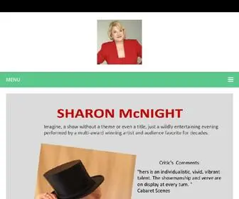 Sharonmcnight.com(Her Music) Screenshot