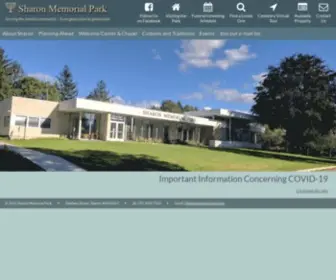 Sharonmemorial.com(Sharon Memorial Park) Screenshot