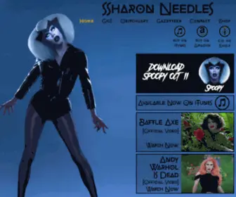 Sharonneedles.com(Sharon Needles) Screenshot