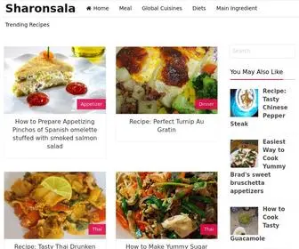 Sharonsala.net(Sharonsala Recipes) Screenshot