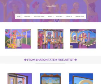 Sharontatem.com(Sharon Tatem Fine Art) Screenshot