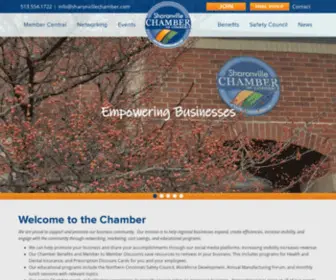 Sharonvillechamber.com(Sharonville Chamber) Screenshot