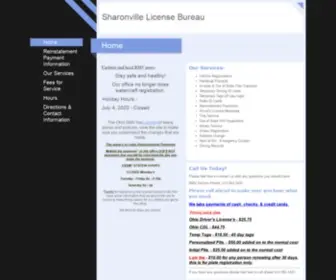 Sharonvillelicensebureau.com(Sharonville License Bureau) Screenshot