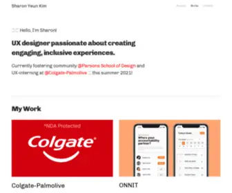 Sharonyeunkim.com(Sharon Yeun Kim) Screenshot