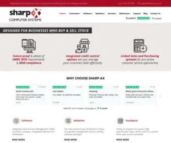 Sharp-AX.com(Sharp-aX integrated accounting stock control software) Screenshot