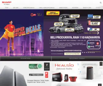 Sharp-Indonesia.com(SHARP Indonesia) Screenshot