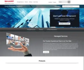 Sharp-SBS.com(Sharp Business Systems) Screenshot