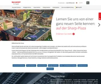 Sharp.de(Startseite) Screenshot