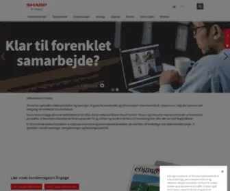 Sharp.dk(Sharp Danmark) Screenshot