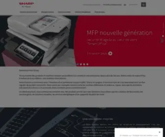 Sharp.fr(Sharp France) Screenshot