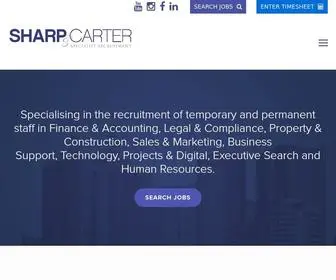 Sharpandcarter.com.au(Sharp & Carter finds and attracts the best talent in the market and delivers people) Screenshot