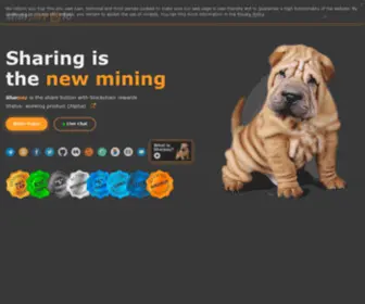 Sharpay.io(Sharing is the new mining) Screenshot