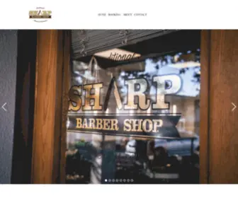 Sharpbarbershop.com(Sharp Barbershop) Screenshot