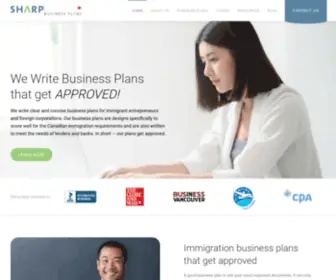 Sharpbusinessplans.com(Business Plan Writers and Consultants) Screenshot