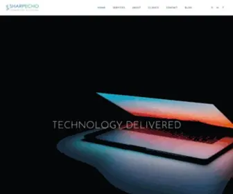 Sharpecho.com(Technology Delivered) Screenshot