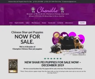 Sharpeis.com(Shar pei Puppies for Sale) Screenshot