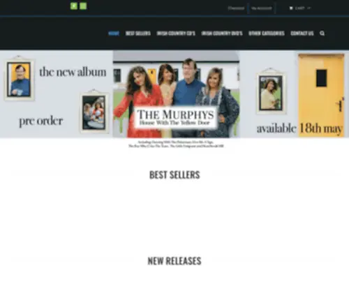 Sharpemusic.com(Irish Country Artists) Screenshot