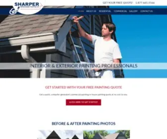 Sharperimpressionspainting.com(Premier Painting Company) Screenshot