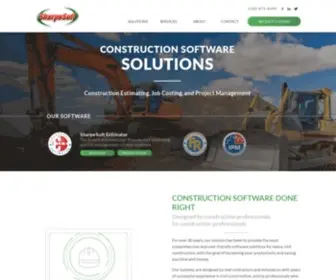 Sharpesoft.com(SharpeSoft Construction Software Solutions) Screenshot