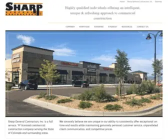 Sharpgeneral.com(Sharp General Contractors) Screenshot