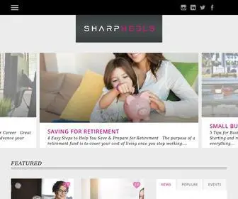Sharpheels.com(Engage) Screenshot