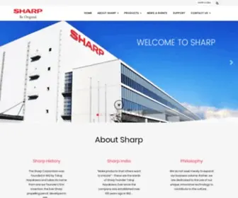 Sharpindia.co.in(Sharp Business Systems India Pvt) Screenshot