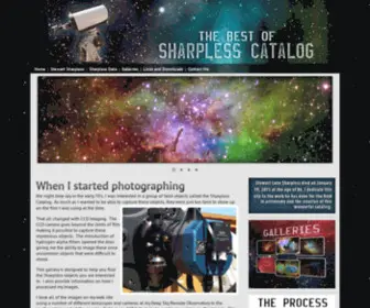 Sharplesscatalog.com(The Sharpless Catalog Library) Screenshot