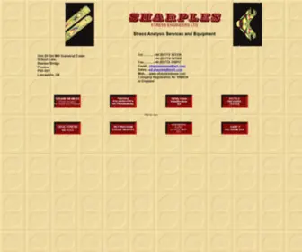 Sharplesstress.com(Sharples Stress Engineers) Screenshot