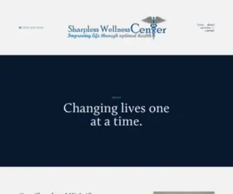 Sharplesswellnesscenter.com(Sharpless Wellness Center) Screenshot