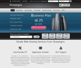 Sharplogics.com(Digital Media & Online Marketing) Screenshot