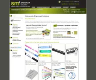 Sharpmark.com(Cable Labels) Screenshot