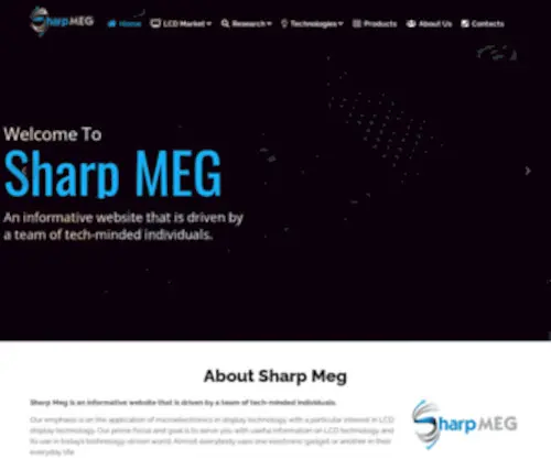 Sharpmeg.com(Sharp MEG) Screenshot