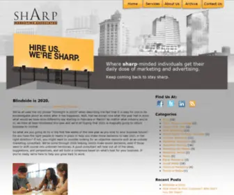 Sharpmkt.com(Sharp Marketing Associates) Screenshot