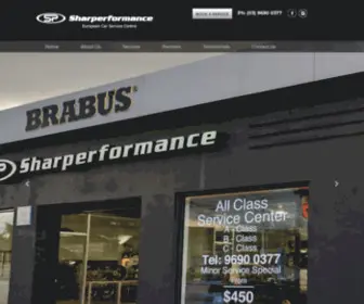 Sharpperformance.com.au(Mercedes Benz Service Melbourne) Screenshot