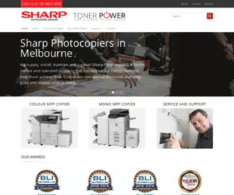 Sharpphotocopiers.com.au(Sharp Photocopiers) Screenshot