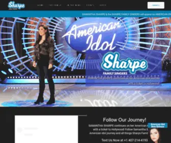 Sharpsingers.com(Sharpe Family Singers) Screenshot