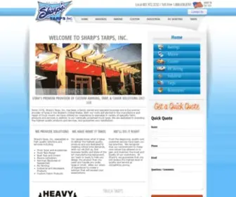 Sharpstarps.net(Salt Lake City Awnings & Boat Covers) Screenshot