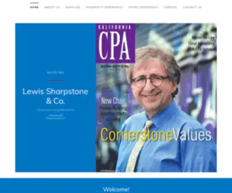 SharpstonecPa.com(CPA Nonprofit) Screenshot