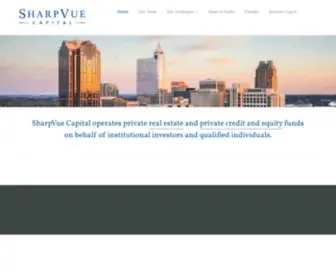 SharpVuecapital.com(SharpVue Capital) Screenshot