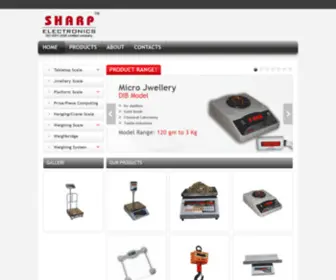 Sharpweighingscale.com(Sharp Electronics) Screenshot