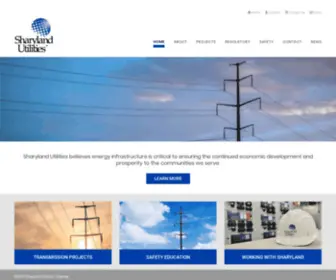 Sharyland.com(Sharyland Utilities believes energy infrastructure) Screenshot
