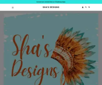 Shasdesign.com(Sha's Designs) Screenshot