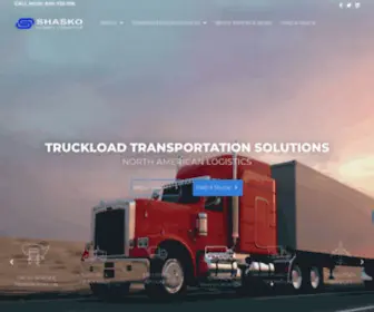 ShaskoGlobal.com(Landstar Agent) Screenshot