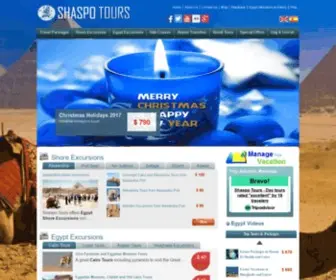 Shaspo.com(Egypt Tours) Screenshot