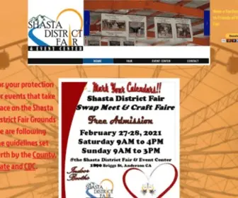 Shastadistrictfairandeventcenter.com(Shasta District Fair & Event Center Anderson California) Screenshot