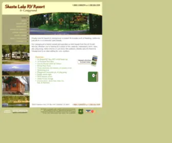 Shastarv.com(Shasta Lake RV Resort & Campground) Screenshot