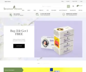 Shastore.com(Buy Shahnaz Husain Products from Company Owned Online Store) Screenshot