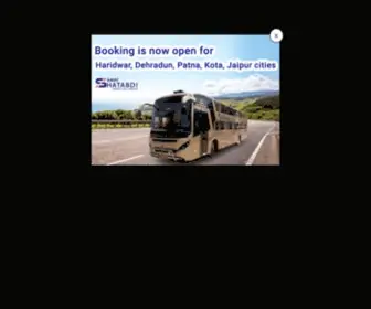 Shatabditravels.co.in(Samay Shatabdi Travels Pvt Ltd Online Bus Booking) Screenshot