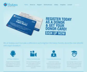 Shatayu.org.in(HOME) Screenshot