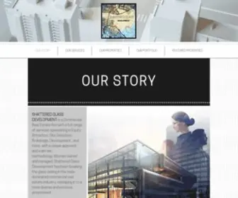 Shatteredglassdev.com(Real Estate Developer) Screenshot